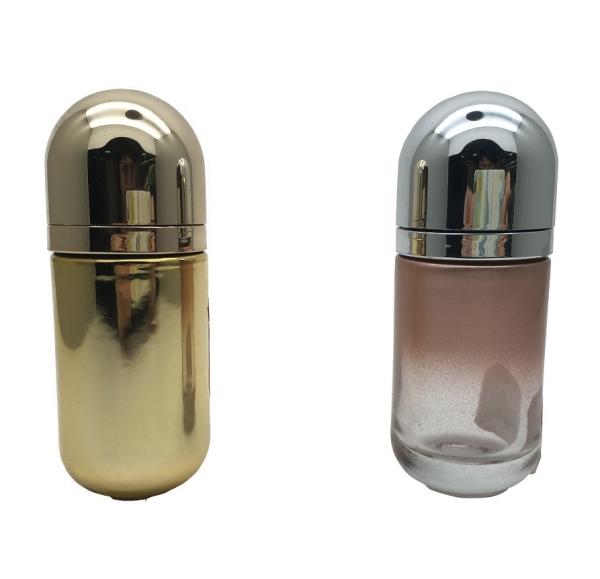 High End Antique Glass Perfume Bottles , Refillable Perfume Spray Bottle With Magnetic Cap