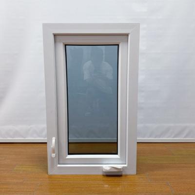Lockable PVC Casement Windows American Style  Flush Sash Upvc Windows Double Glazing