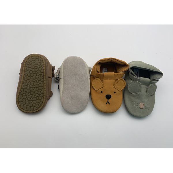 Soekidy Soft Sole EU 19-22 Baby Leather Shoes CE CPC For Boys / Girls