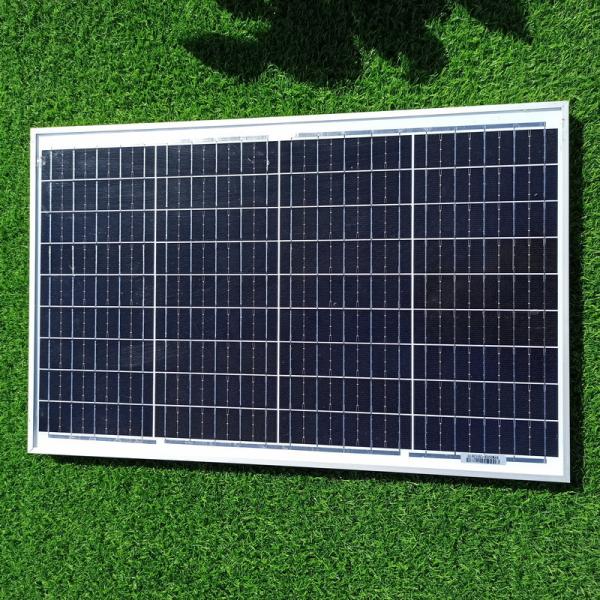 O vidro laminou o quadro policristalino da liga de alumínio de painel solar 18V 40W do picovolt