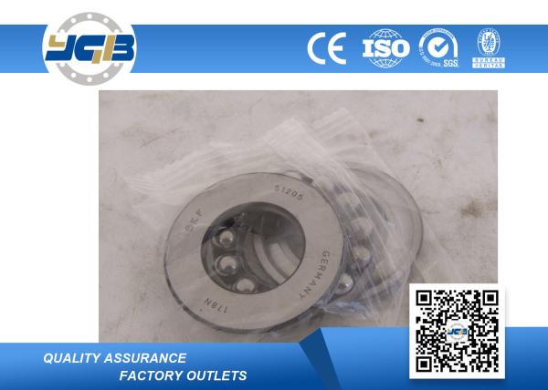 51205 51206 51207 SKF Single Direction Thrust Ball Bearing For Vertical Centrifugal Machine