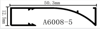 Aluminum Channel Profile Black Baseboard Skirting Board for Floor Wall Cover 2.5 Meters