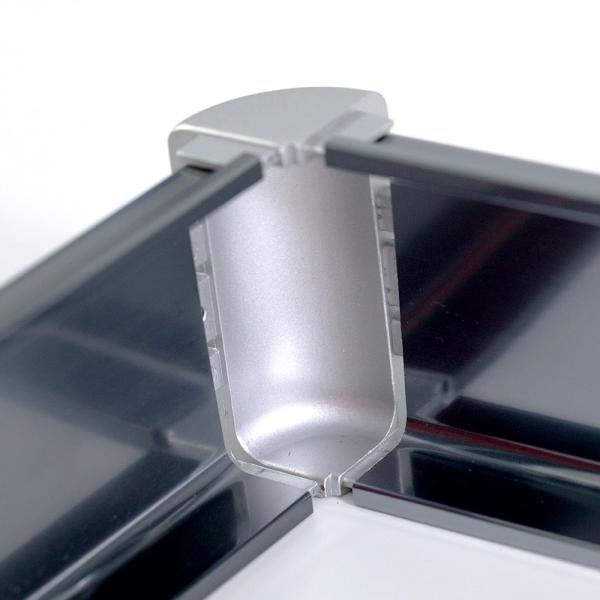 Luxury Kitchen Furniture Hidden Pull Handles Black For Modern Cabinet