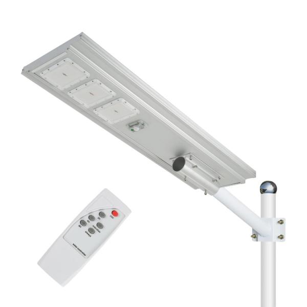 150W/200W LED Solar Street Light With Triac Dimmable Remote Control IP67 5 Years Warranty