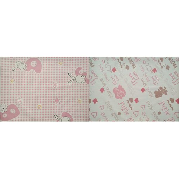 5m 10mx45cm Self Adhesive Wallpaper Pvc Pink Cartoon Kids Bedroom