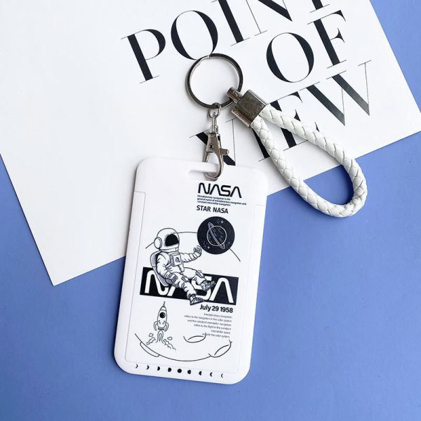 Silicone Card Holder Vertical With Lanyard Neck Strap Heavy Duty ID Card Business Card Offices Supplies