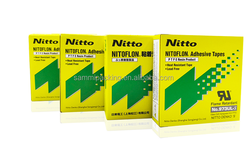 Nitto 973UL High Quality Heat-Resistant PTFE Adhesive Silicone Belt Hot Melt Bag Sealing Tape