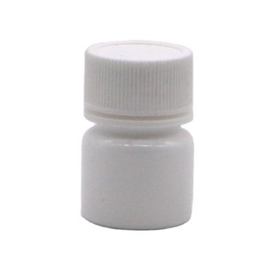 Medicine Solid Tablet Capsule Storage PE Plastic Bottle 5mL Round Shape with Screw Cap