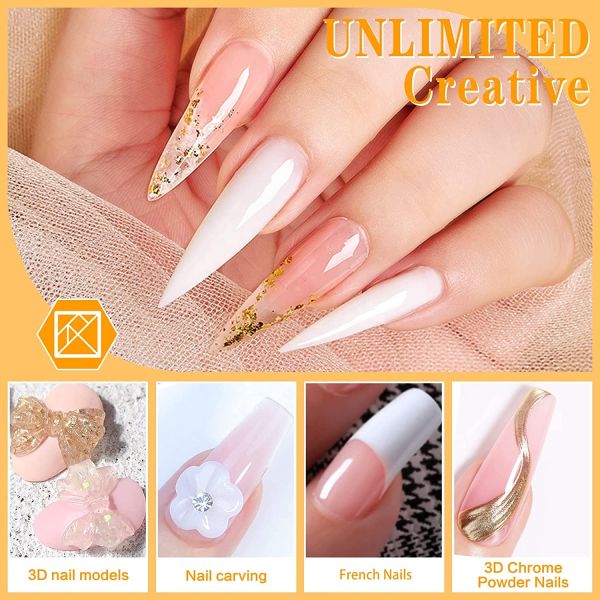 Custom 15g OEM Manicure Private Label LED UV Fast Cure Non Stick Hand Nail Art Building Crystal Jelly Gel for Nail Extension