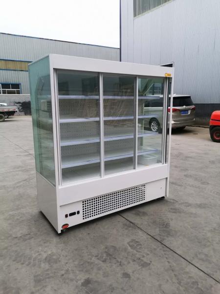 Sliding Door Supermarket Open Chiller 2 To 8 Degree