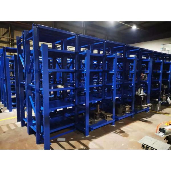 Powder Coating Steel Drawer Type Mould Rack for Warehouse 100.000kg Package Gross Weight