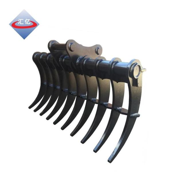 Q355 Loader Steel Excavator Brush Rake NM 360 Excavator Root Rake
