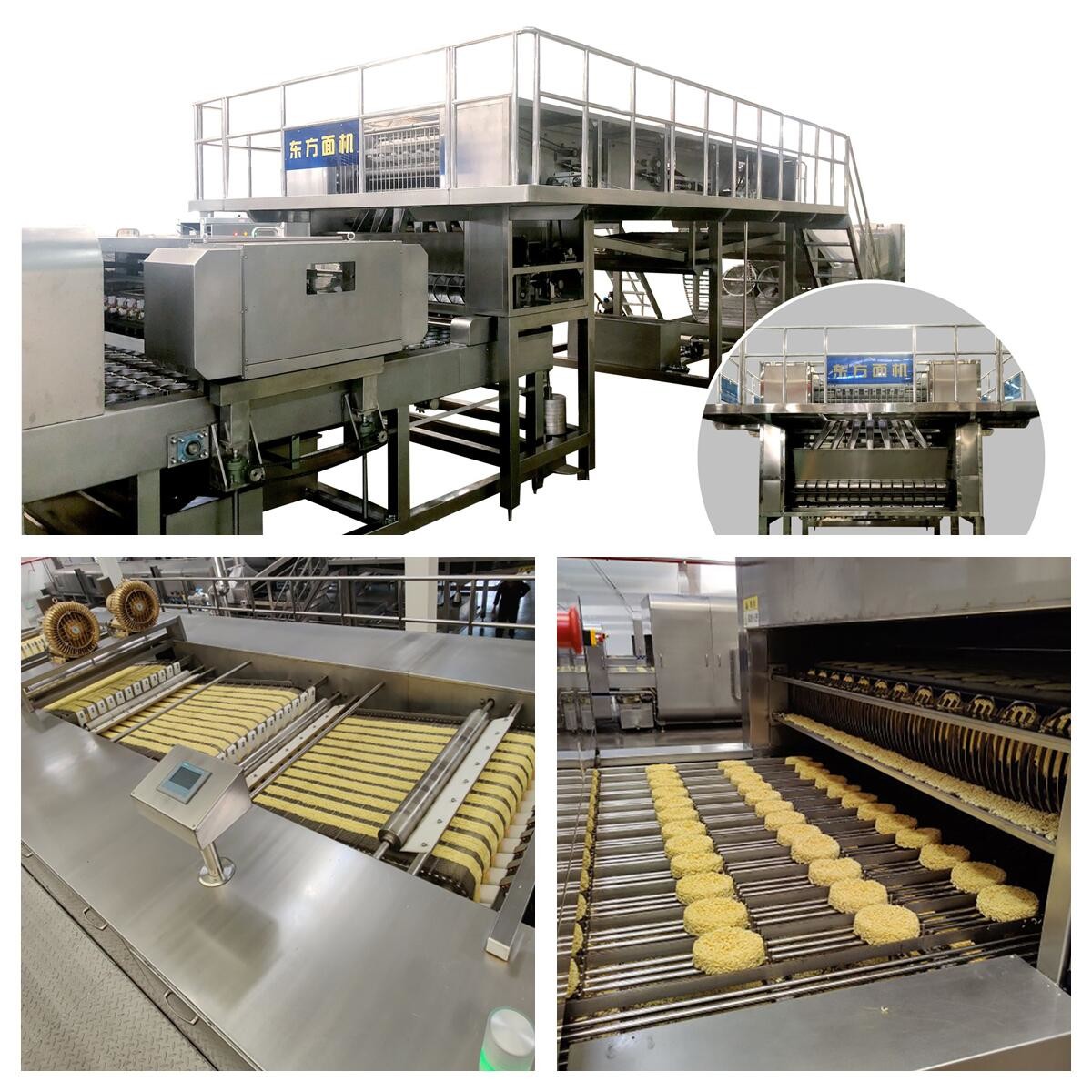 152KW электрическое Maggi делая машину SUS304 зажарило производственную линию лапши быстрого приготовления