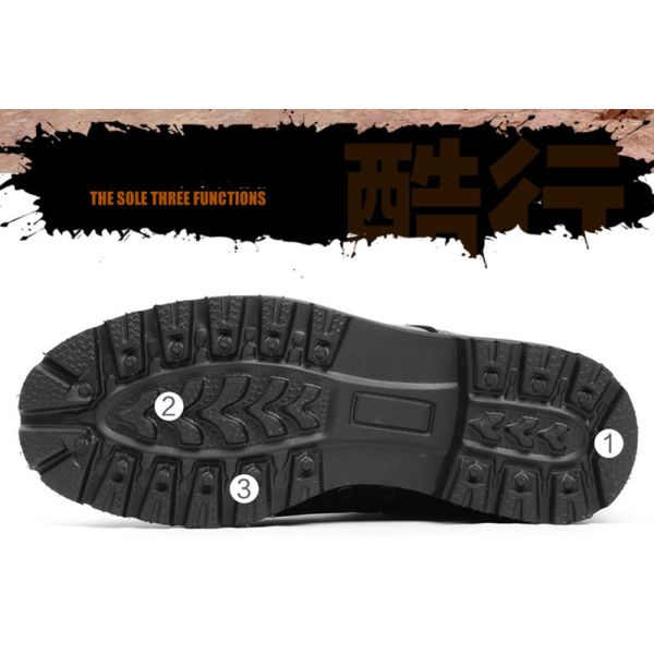 Wear Resistant Cowhide Military Combat Boots Lightweight Under Armour Combat Boots