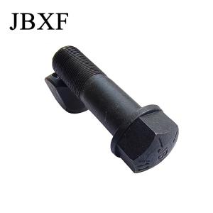 10.9-12.9 Grade M12-M30 Carbon Steel Excavator Track Bolt With Black Oxide