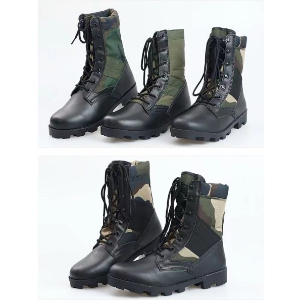 Мужские и женские наружные высокополые пустынные сапоги Нескользящие водяные сапоги Казуальные наружные дышащие сапоги
