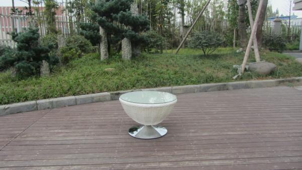 UV Resistant Fashion Obelisk Chair With Round Tea / Coffee Table