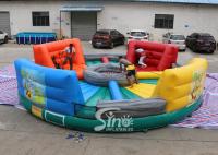 Jeu affamé gonflable humain géant grandeur nature d'hippopotames pour le divertissement interactif d'adultes des enfants N