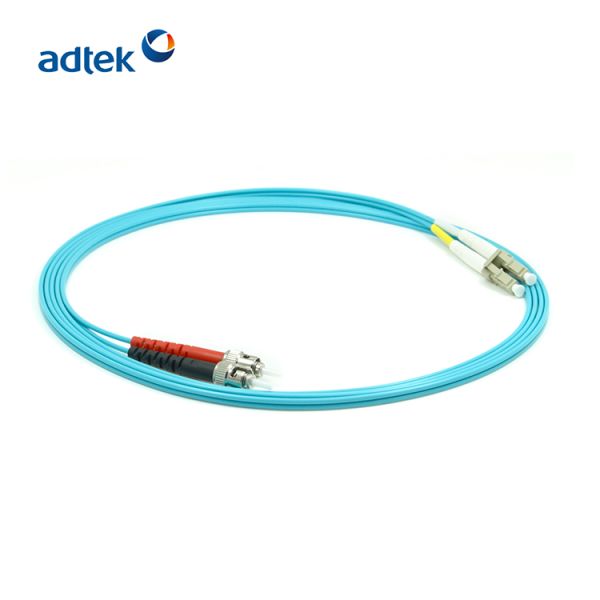 Duplex OM3 Multimode Fiber Patch Cord LC ST Fiber Cable Optical Jumper