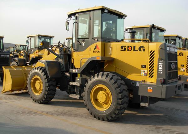 92KW Rated Power Wheel Front End Loader High Full - Load Coefficient