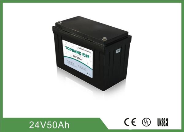 2000 Cycles Life Electric Forklift Battery 24V 50Ah Industrial Forklift Batteries