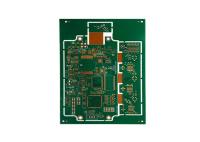 Abat-jour de 6 couches enterrés par l'intermédiaire de la carte Câble-rigide du panneau 0.15mm+1.6mm de carte PCB de Flex Rigid