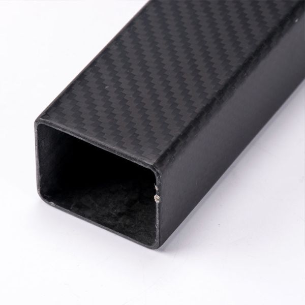 Rigid, Durable & Precision-Made Square Carbon Fiber Tube, Roll Wrapped or Pultruded