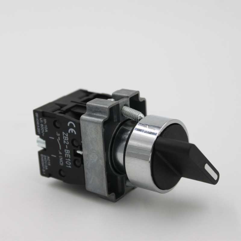 110v/220v 3 Position Selector Push Button Switch XB2-BD33 10A Max. Current 22mm with 3 Position Selector Switch