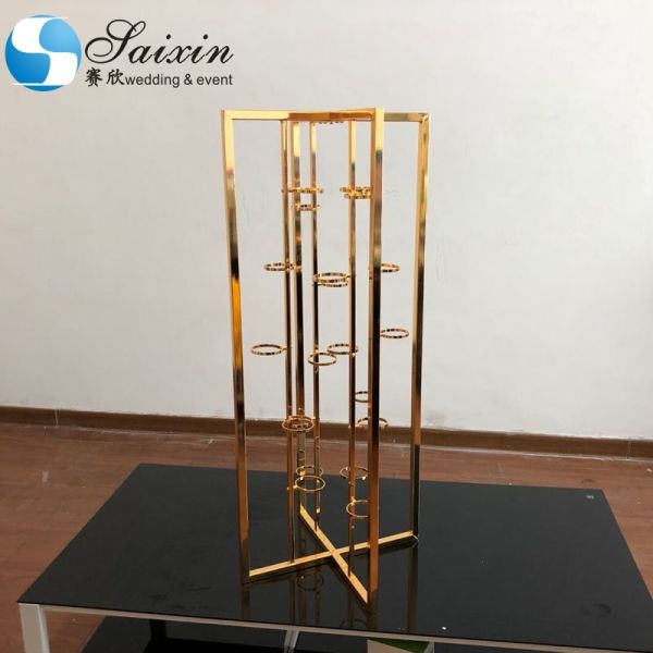 ZT-502G свадебный подставник для свечей центральная часть подставка для декора свадебной вечеринки