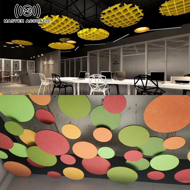 6mm PET Acoustic Panels Eco Friendly Soundproof Wall Board for Music School