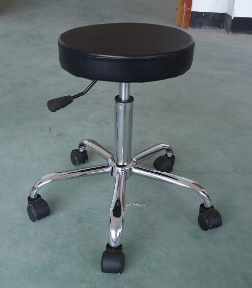 Табуретка круга PU кожаная Antsiatic ESD шарнирного соединения высокая с Footrest