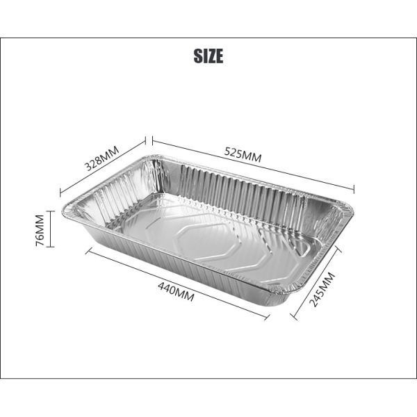 Маленькие фольганые кастрюли Серия Маленькие фольганые пекарни Хлебная кастрюля Хлебная кастрюля одноразовая