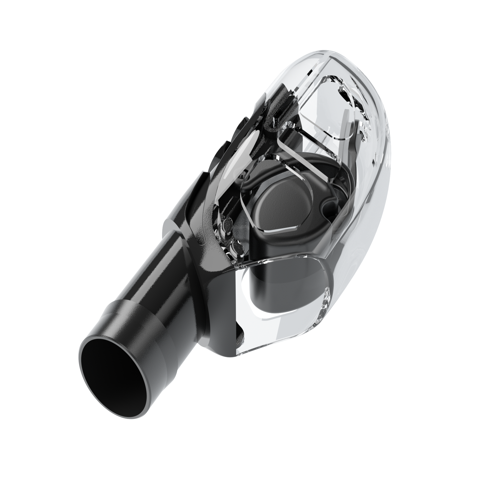 Tubo de respiración submarina de silicona para accesorios de buceo