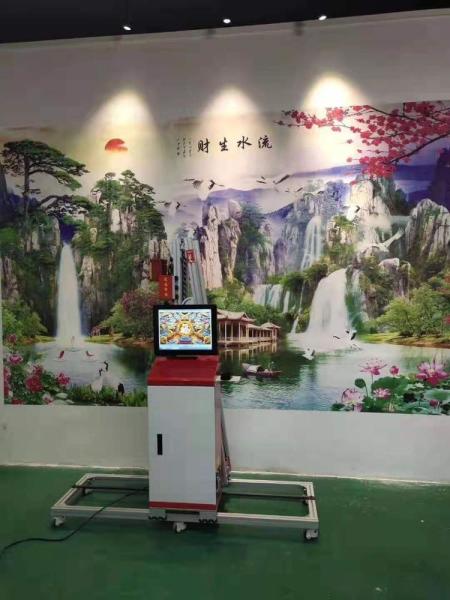 Automatic 3d Vertical Wall Printer Direct To Wall Painting Machine