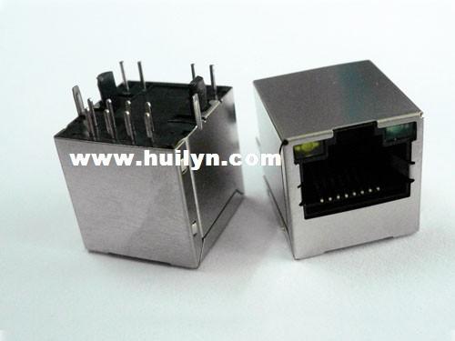 RJ45+Transformer 10/100M (180°)