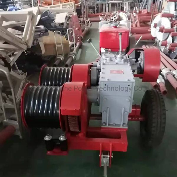 Heavy Duty Hydraulic Cable Pulling Winches 8 Ton Puller