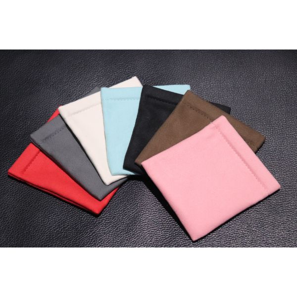 Automatic Opening Closing Microfiber Jewelry Pouches Jewelry Bags-Customized Your Logo