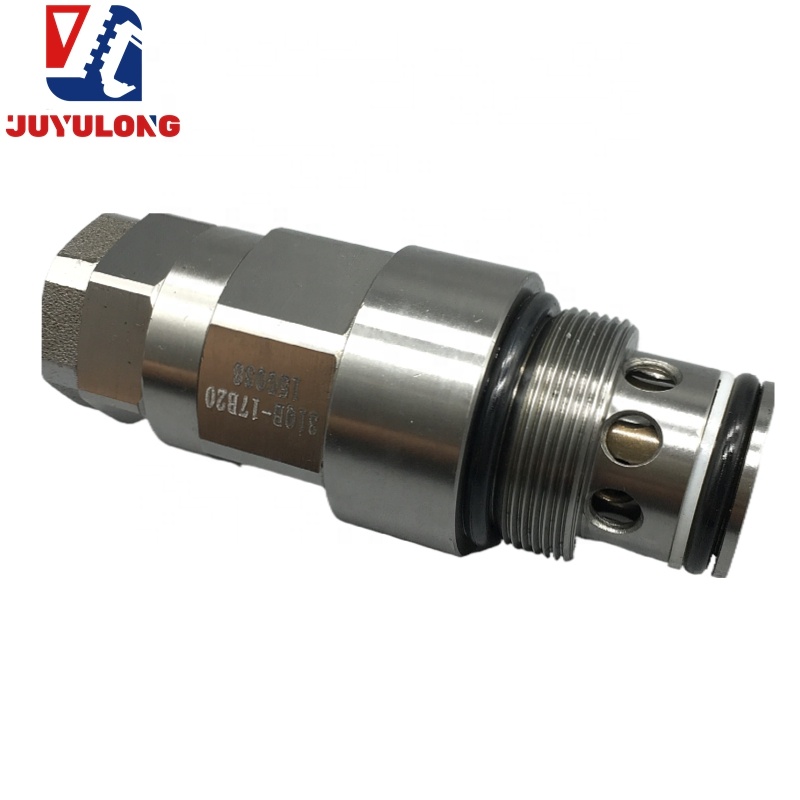 Excavator Accessories for HYUNDAI R305-9 Excavator Distributor Valve Auxiliary Gun Pressure Safety Return Oil Relief Valve