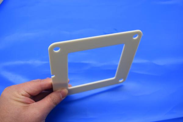 Chemical Resistance Alumina Ceramic Parts , 95% 99% 99.5% Alumina Ceramic Square Ring