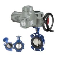 Flange DN25-DN300 New Pneumatic Butterfly Valve Keystone F990 Series and AUMA Electric Actuator