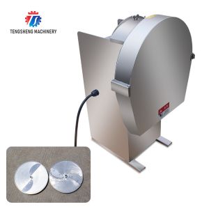 Pequeña verdura vegetal comercial y melón de la cortadora rebanadora que cortan,