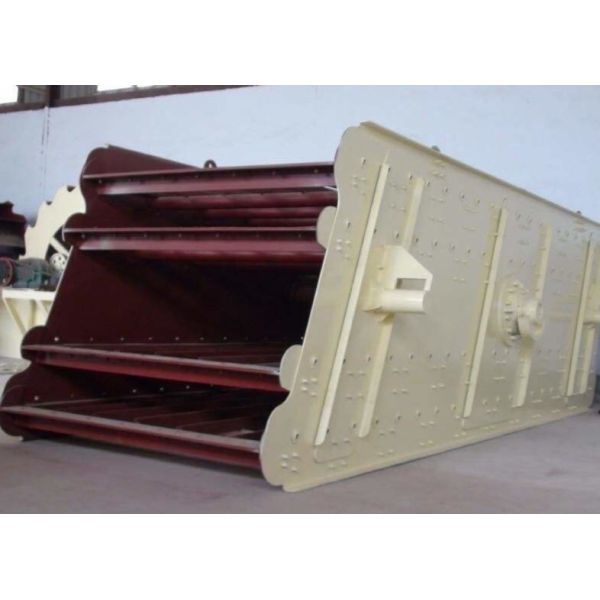 Three Layer Linear Vibrating Screen , High Frequency Vibrating Screen