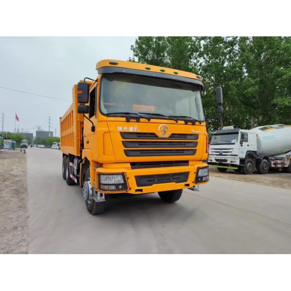 10 Wheels 6x4 F3000 Shacman Orange Dump Truck Heavy Duty Truck 8500x2500x3400mm