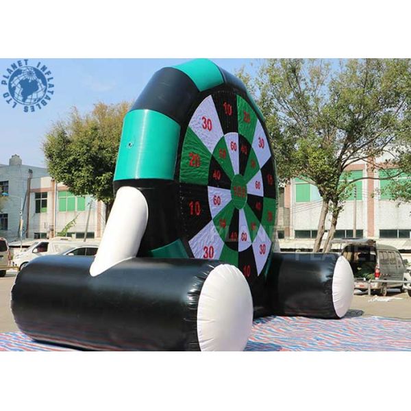 Large Jumbo Inflatable Velcro Soccer Dart Board Sports Game For Outdoor