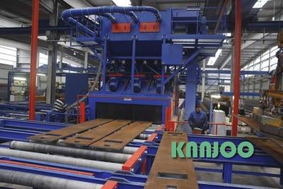 3000KG Steel Plate Shot Blasting Machine with AC380V/50Hz Power Supply