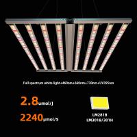 2 canais Dimmable LED Grow Lights 900w Full Spectrum LED Light Panels UV Light para plantas em crescimento