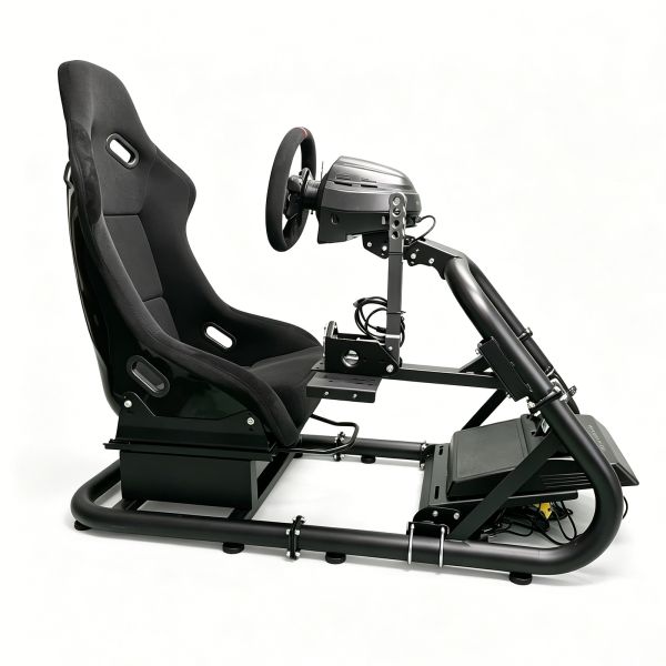 Premium Sim Racing Cockpits Simulator Carbon Steel Frame For Thrustmaster T300RS
