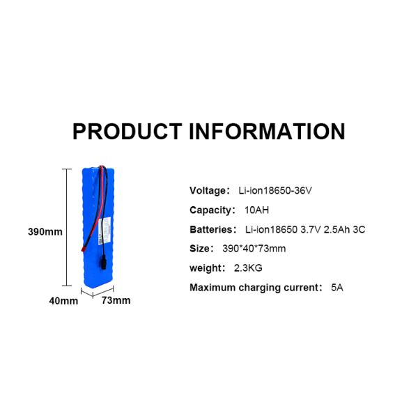 36v 10ah Литий-ионный аккумулятор для электрического велосипеда перезаряжаемый