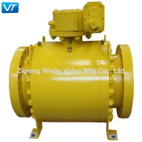 LF2 Forged Steel Pipeline Ball Valve Trunnion Mounted Split Body