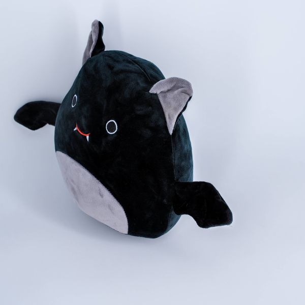 Cartoon Holiday Plush Toys Black Bat Stuffed Animal Pillow For Halloween Gift